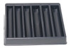 Porta Moedas De Balcão Em Plástico Preto 2