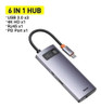 Estação De Ancoragem De Hub Multifuncional Tipo C 6 Em 1 Bas 3