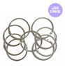 Aro Argolla Para Carpeta 50mm X50uni Metalico Calidad Oferta 2