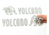 Par Adesivos Emblemas Fiat Toro Volcano Prata Toro14 Fgc 4