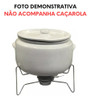 Kit Completo Suporte N°3 Rechaud Cromado Panela Barro 1