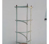 Antiguo Organizador Cesta Canasta Estantes Hierro Remachado 5