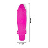 Skate Longboard Patineta Aluminio Ruedas Pu Fuerte 7