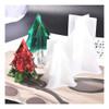 Shaoke Molde De Silicone De Árvore De Natal De 4 Peças Para 7 Shaoke Molde De Silicone De Árvore De Natal De 4 Peças Para 7