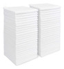Paños De Limpieza Aidea De Microfibra Blancos, Paquete De 50 0