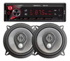 Combo Estereo Bluetooth Auto Led Fm Parlantes 5 Pulgadas 0