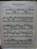 Partitura Third Symphony 3º Movimento Brahms 1