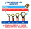 Tuerca De Bronce Para Caños De 1/2 Aire Split 1