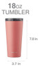 Locknlock - Vaso De Café Negro De 18 Onzas Con 5