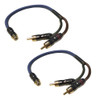 Cable Rca 1 Hembra 2 Macho Derivador Y 30cm X2 Unidades 0 Cable Rca 1 Hembra 2 Macho Derivador Y 30cm X2 Unidades 0