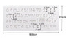 Molde De Silicone Alfabeto Completo Para Confeitaria Biscuit 1