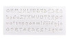 Molde De Silicone Alfabeto Completo Para Confeitaria Biscuit 5