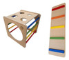 Combo Plaza De Juegos - Cubo + Rampa Trepadora - Montessori 0