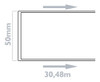 6 Rollos Dk 2223 50 Mm Continuo Etiqueta Autoadhesiva Ql Dk 1