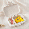 6 Caixa Organizadora De Comprimidos Portátil, 2-6 6 Peças 3