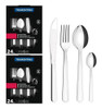 Kit Faqueiro Tramontina Malibu Jogo Talheres Inox 48 Peças 0