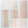 Kit 3 Cartelas Adesivo Strass Florzinha Rosa Claro 6mm 0