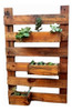 Jardin Vertical Madera Con Canteros 0
