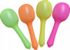 Pack 10 Maracas Fluo Carioca Cotillon Fiesta Carnaval 1