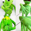 Marioneta De Rana Kermit Con Barra De Control De 5