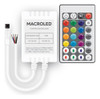 Controladora Rgb 72w 5 Modos 12/24v Macroled Con-rgb-ir-72w 0