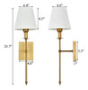 Juego De 2 Apliques De Pared Delgados Pauwer Aplique De Pare 1