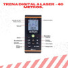 Medidor Digital A Laser 40 Metros  Precisão Profissional 5