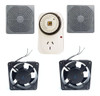 Kit Indoor Cultivo Ventilacion 2 Cooler Filtro Temporizador 0