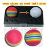 A99 36pcs Eva Espuma Bola Arco Iris Práctica Golf Entrenamie 3