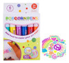 Kit 12 Papelaria Fofa Canetas De Desenho Diy Bubble Popcorn 0