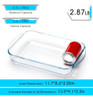 Plato Para Hornear De Vidrio Nutriups De 2.6 Cuartos De Galó 2