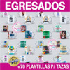 Plantillas Tazas Egresaditos Regalo Sublimar Egresados 3