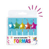 Party Store- Set Velas Forma Estrellas Metalizadas Cotillón 0
