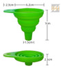 Embudo Botella Silicona Plegable Flexible Espacios Reducidos 1