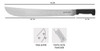Machete Cortamonte Acero 56cm Truper 2