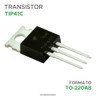 Kit 100 Peças Transistor Tip41c = Tip 41c = Tip41= Tip-41c 3