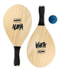 Set Paletas Playa Tenis Mor Madera 3 Piezas 0