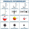 Kit Accesorios D/pesca Orootl 200pcs Básicas D/pesca P/niños 1
