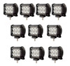 Kit 10 Faros Barra 6 Leds Auxiliar Cree Led  Lancha 0
