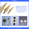 Set Juego Mechas Brocas Escalonadas 4