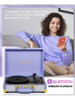 Tocadiscos De Vinilo Vintage De 3 Velocidades Bluetooth Port 1