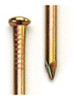 Clavo De Acero -gota De Sebo-amarillo- 2,50x25mm X100un 0