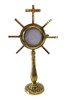Ostensório Sol Bronze Igreja Religião Hóstia Altar 0