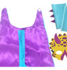 Fantasia De Dinossauro Violeta E Azul 70cm Violeta E Azul 2