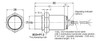 Sensor Indutivo M30 Pnp Na 30mm E2b-m30ln30-wp-b1 2m Omron 1