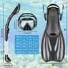 Zeeporte Dive Snorkeling Gear For Adults Kids - 5