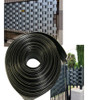 Fechamento De Portão Fita Pvc Divisor De Grama 50x10cm Preto 2