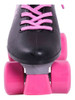 Patins 4 Rodas Quad Love Unicórnio Preto E Rosa Menina 38 2