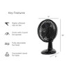 Ventilador De Mesa Totalmente Ajustable Silencioso De 152 Cm 4