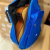 Capa P/ Violão Folk Almofadada Cargo Rozini Azul + Alça 2